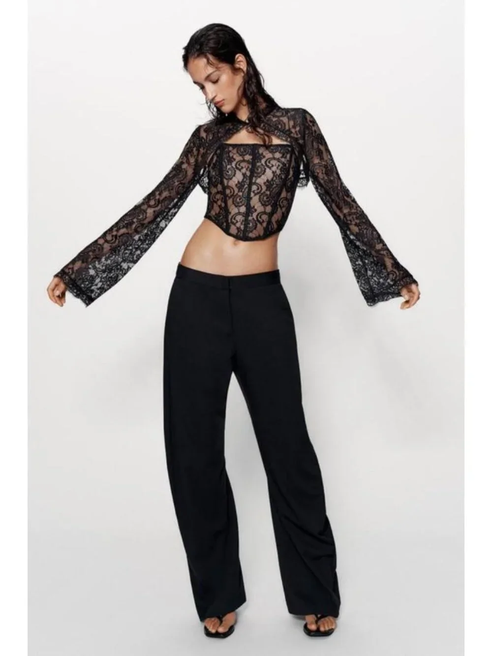 ZARA LACE CORSET TOP